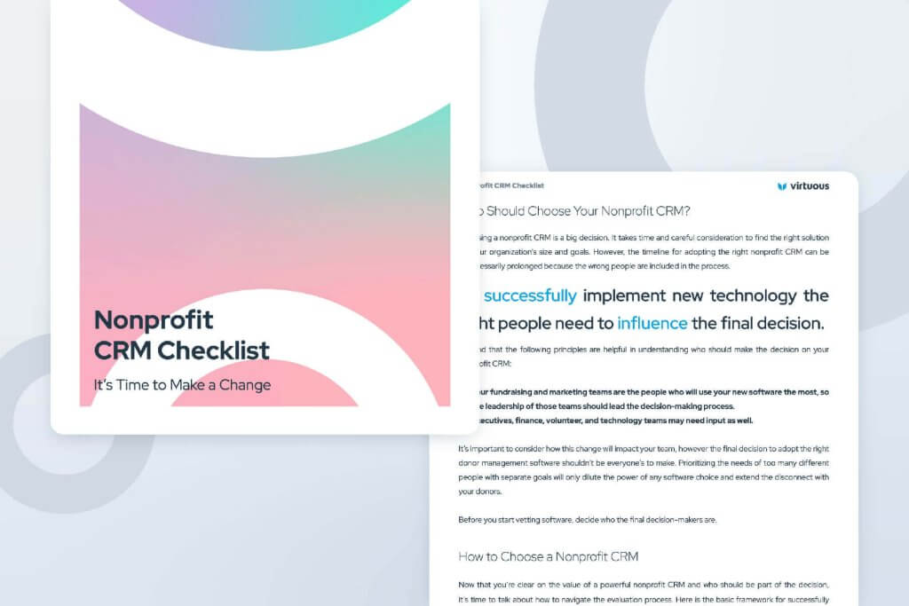 Nonprofit-CRM-Checklist