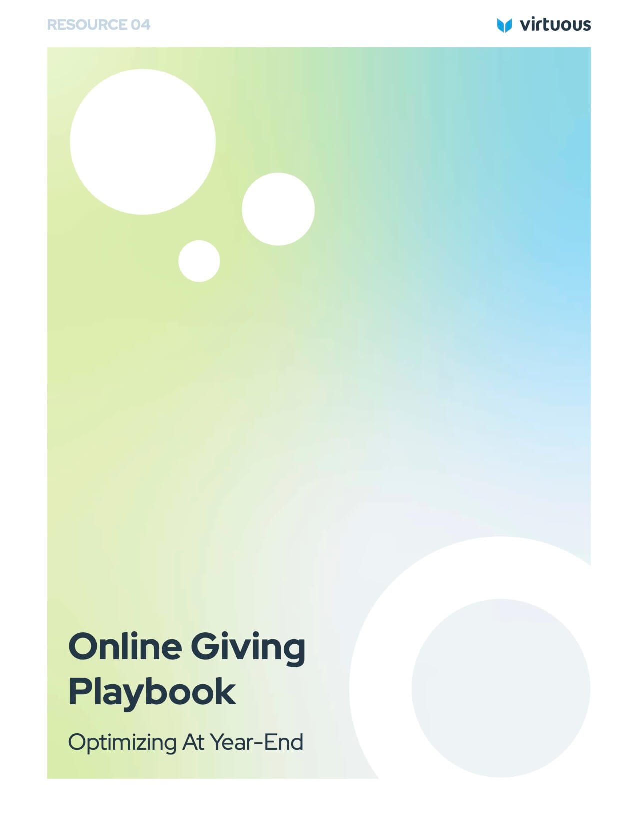 Online Giving Playbook (Cover)