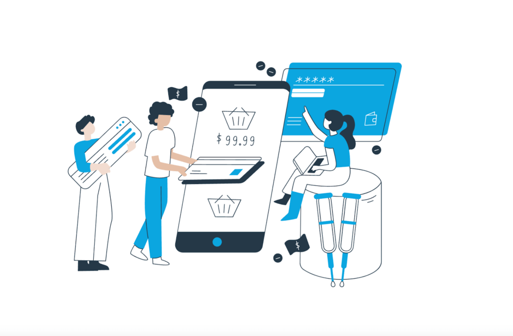 illustration showing how to use social media for nonprofits