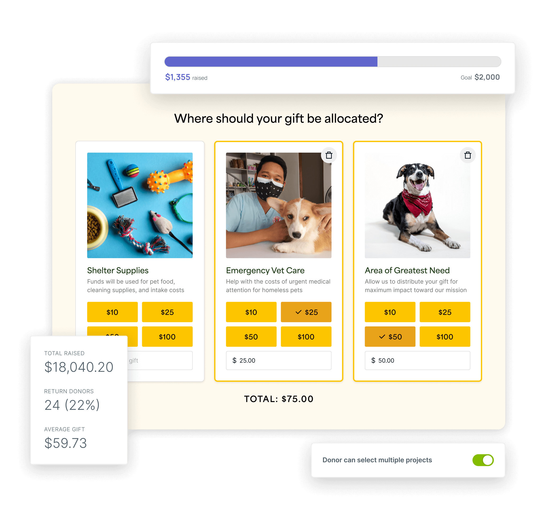 Project Based Giving