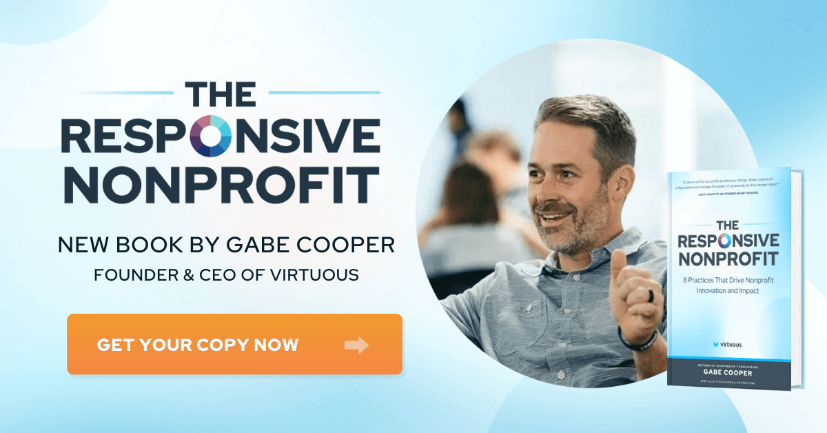 Learn more about Agile for nonprofits in Gabe Cooper's new book, The Responsive Nonprofit. 
