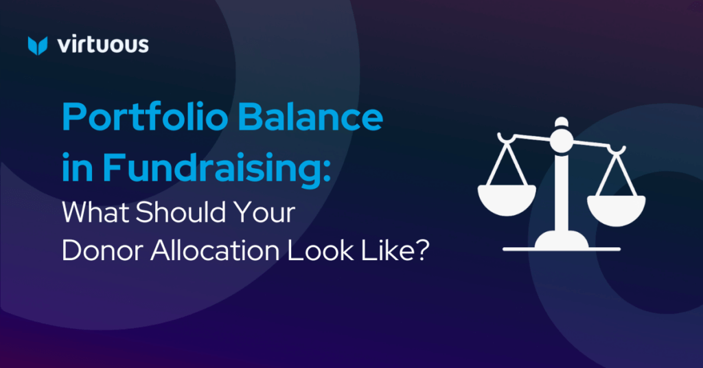 portfolio balance in fundraising