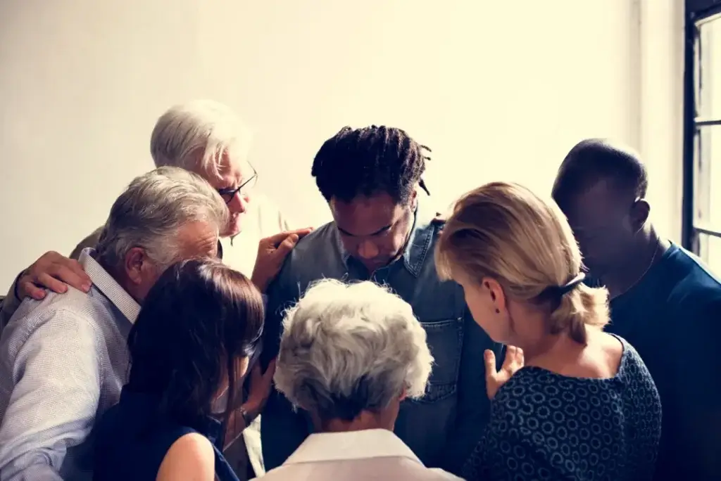 Hope Media Group prayer circle