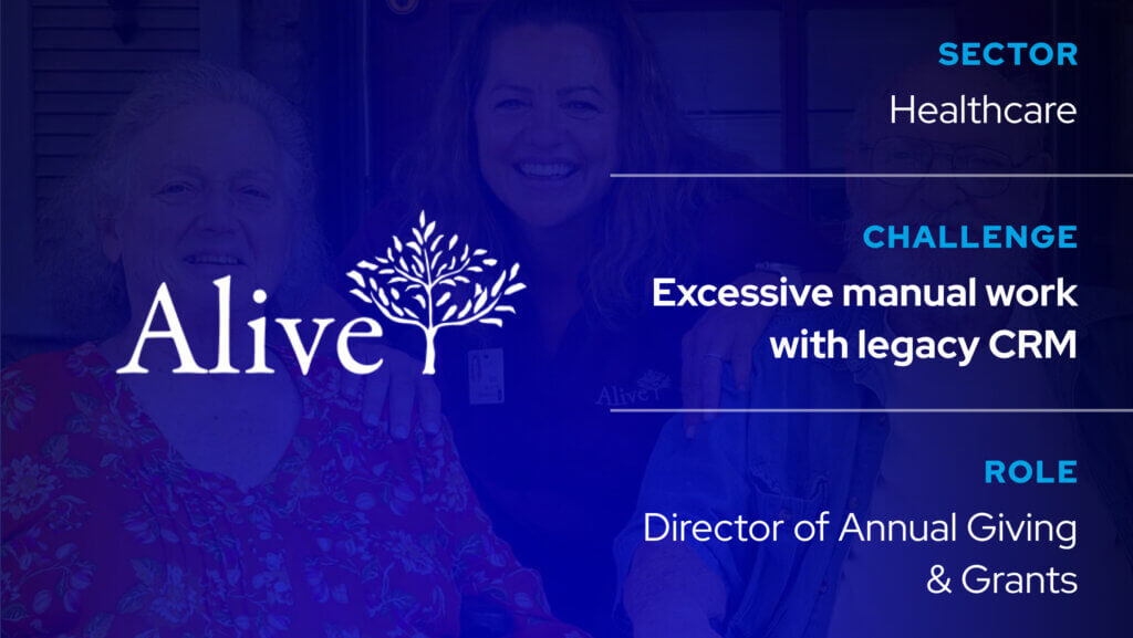 How Alive Reclaimed 8–12 Hours a Week to Deliver Personalized, Timely Support for Donors at Scale