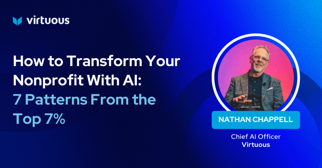 How to Transform Your Nonprofit With AI: 7 Patterns From the Top 7%