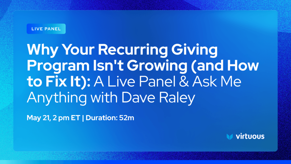 16x9 - Recurring Giving Program Isn't Growing