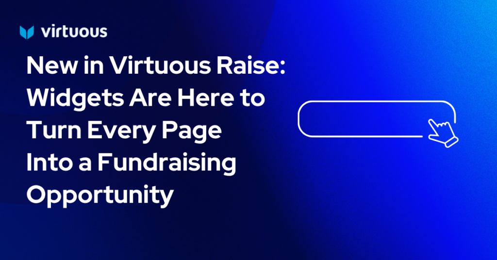 Virtuous Raise Widgets